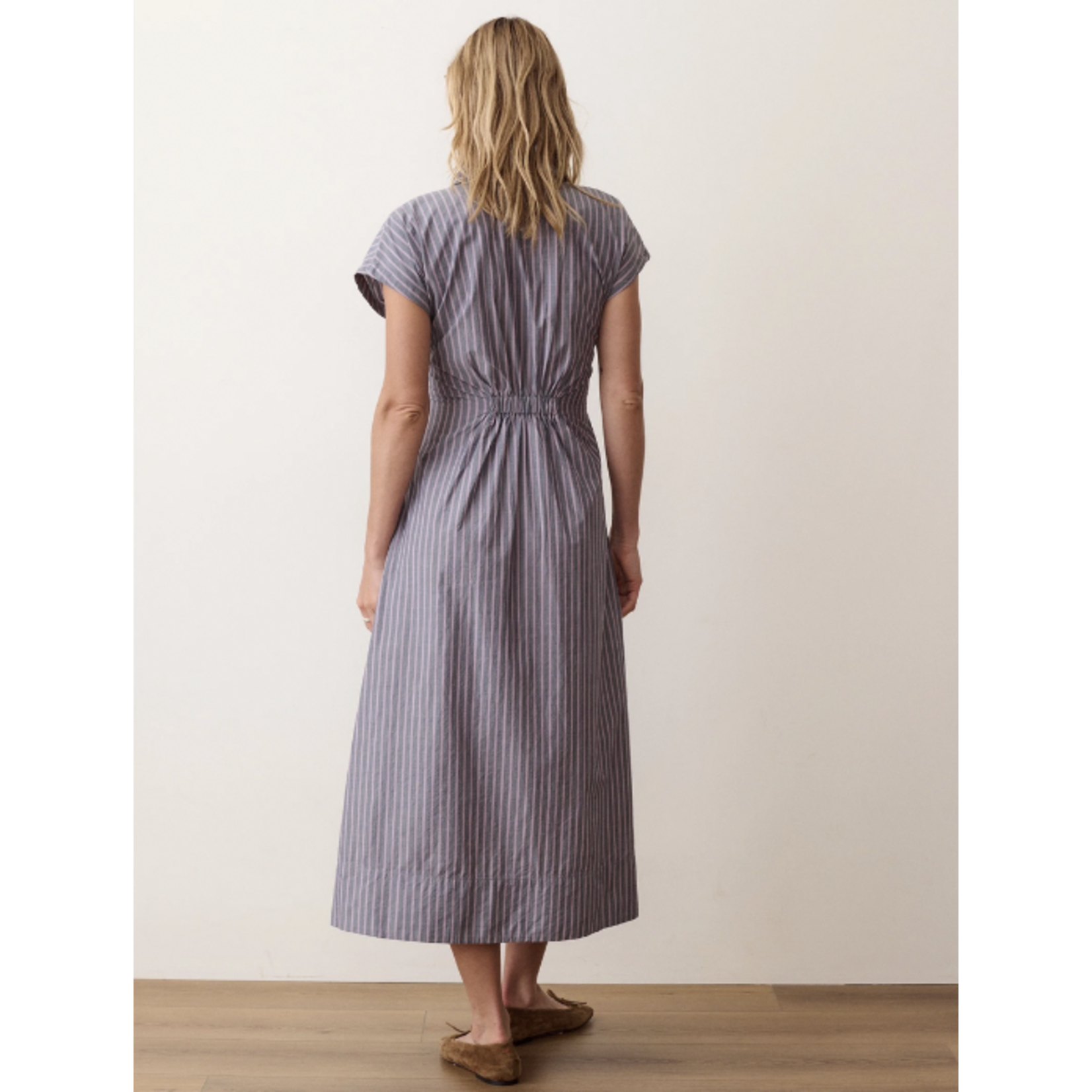 MARINE LAYER MARINE LAYER ARDEN MIDI SHIRT DRESS