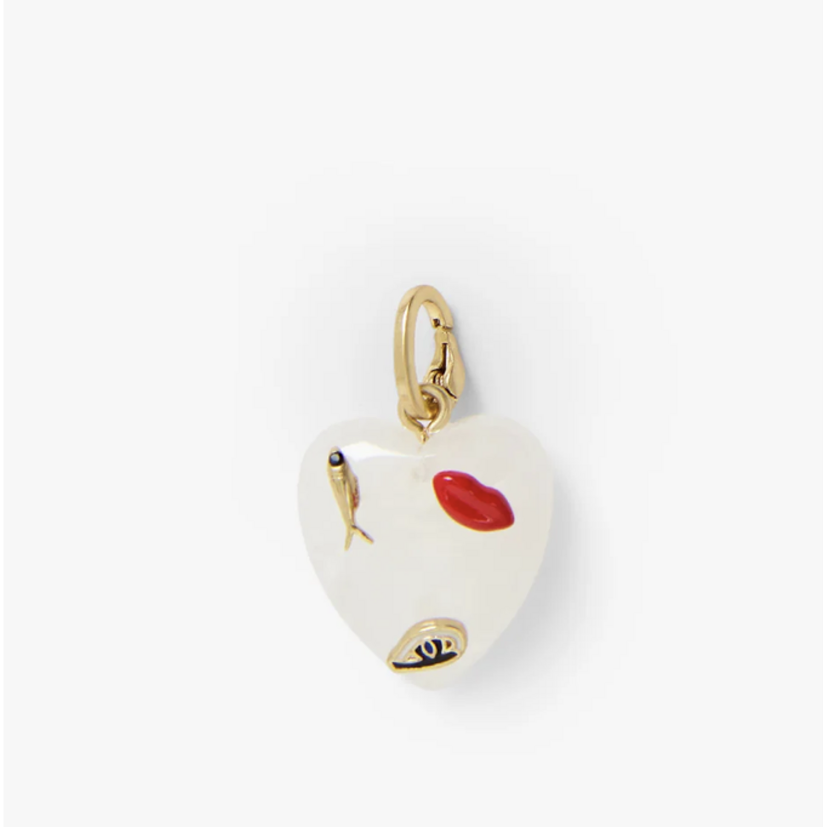CLARE V. CLARE V. ICON HEART CHARM
