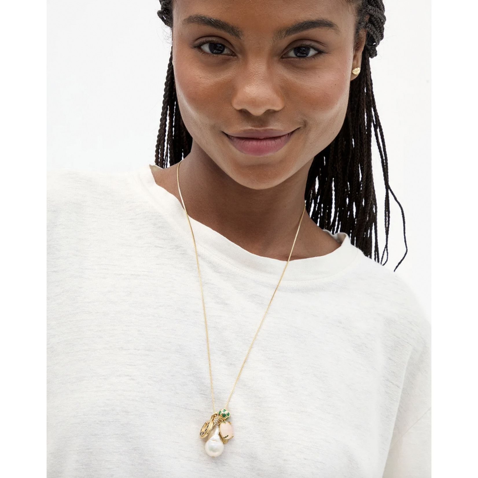 CLARE V. CLARE V. MARGAUX CHARM NECKLACE