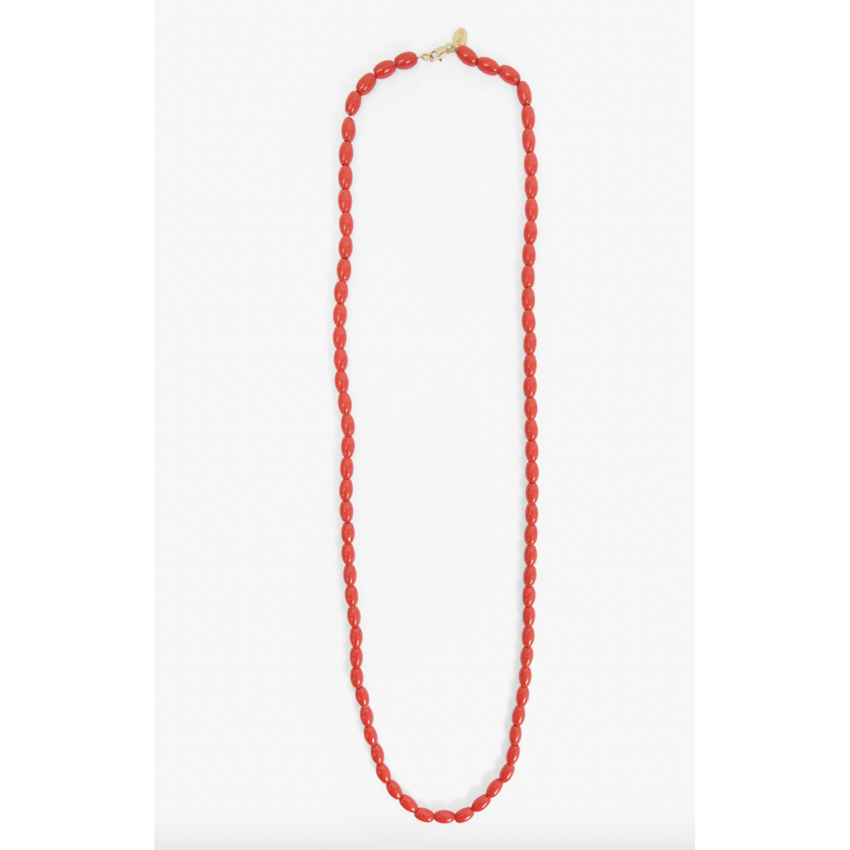 CLARE V. CLARE V. GRANDE ENAMEL BARREL CHAIN