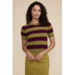 LUCY PARIS LUCY PARIS BOBBIE KNIT STRIPED TOP
