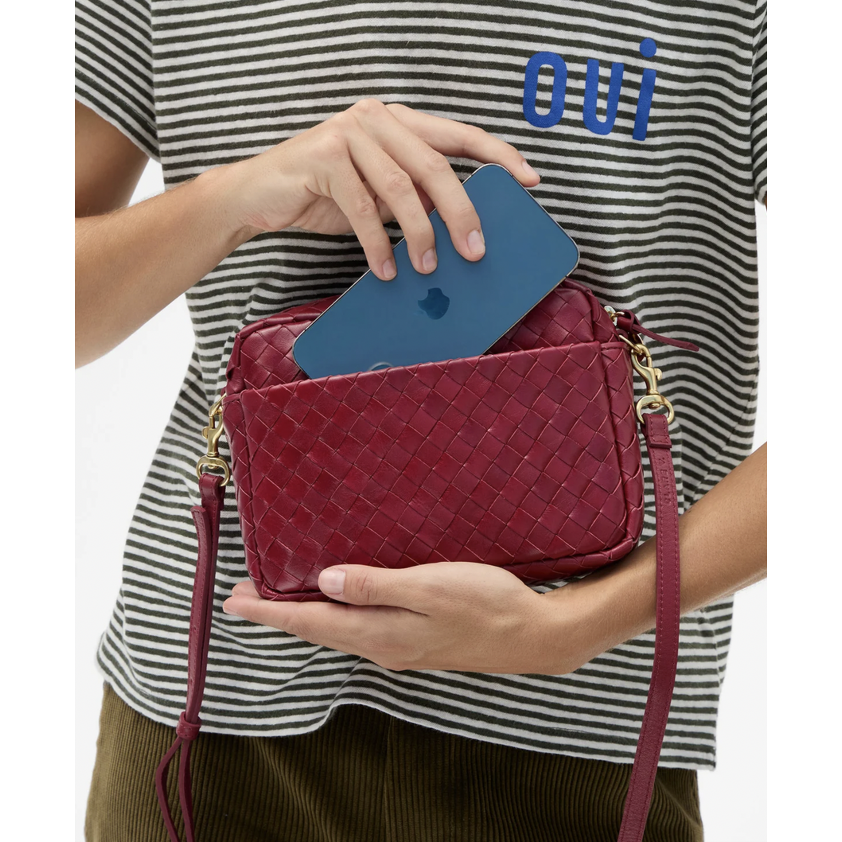 CLARE V. CLARE V. MIDI SAC W/POCKET