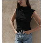 NATION LTD NATION ARIELLE DRAPED WRAP TOP