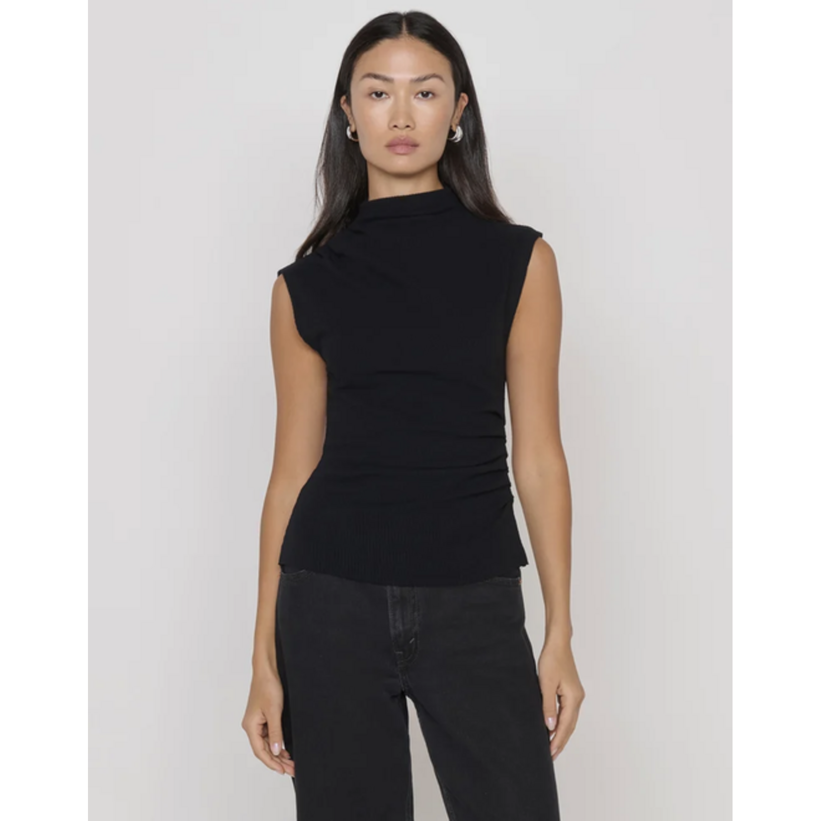 NATION LTD NATION ARIELLE DRAPED WRAP TOP