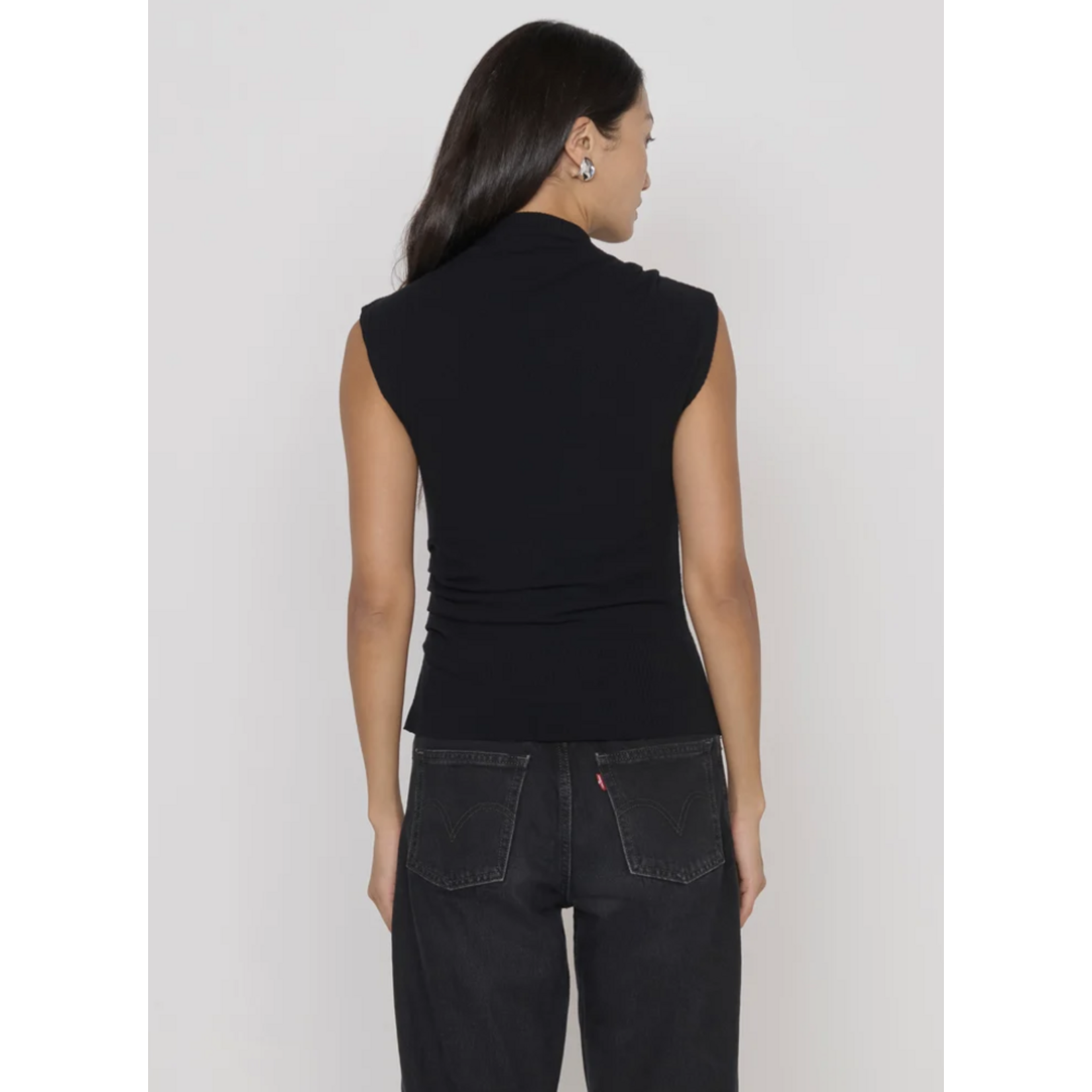 NATION LTD NATION ARIELLE DRAPED WRAP TOP
