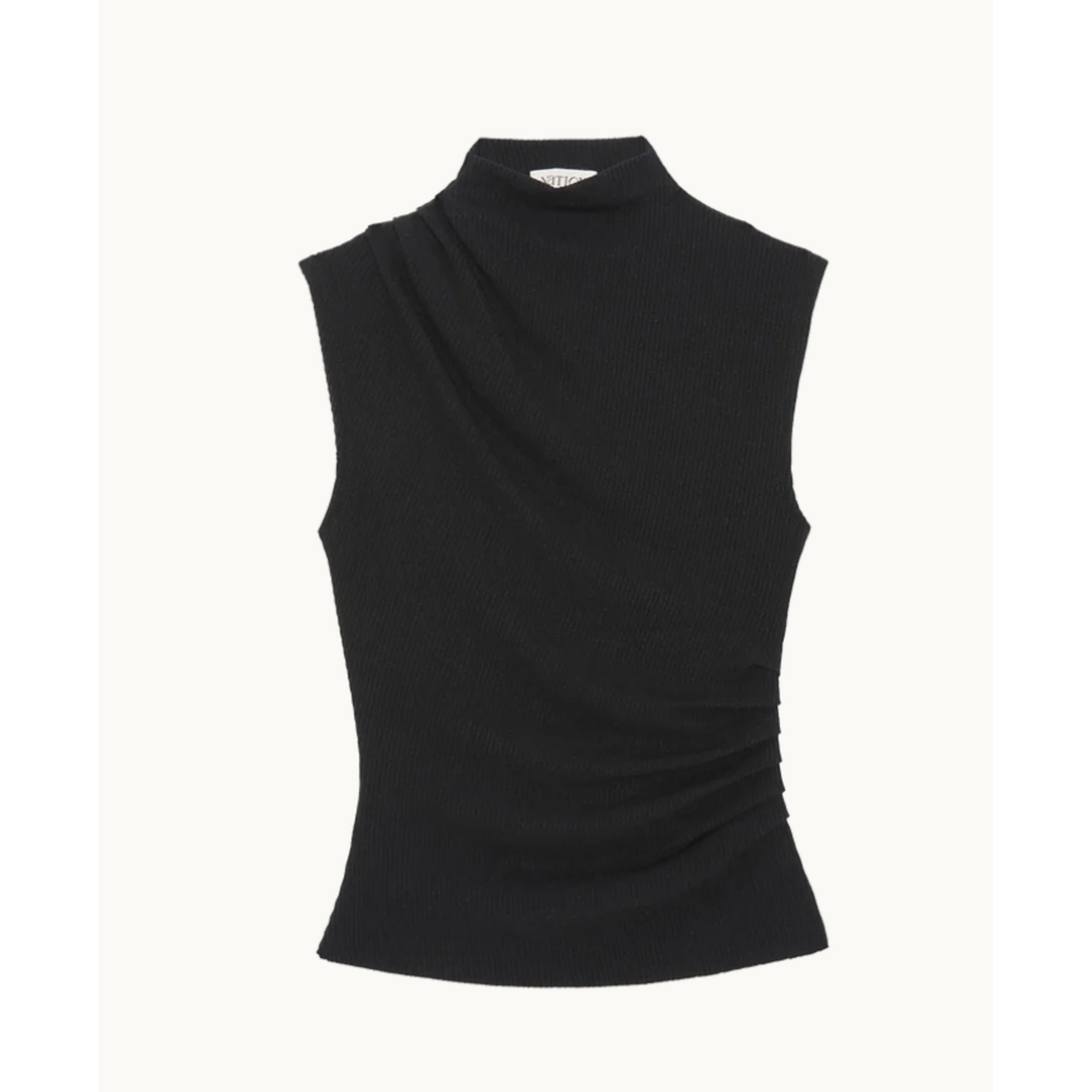 NATION LTD NATION ARIELLE DRAPED WRAP TOP