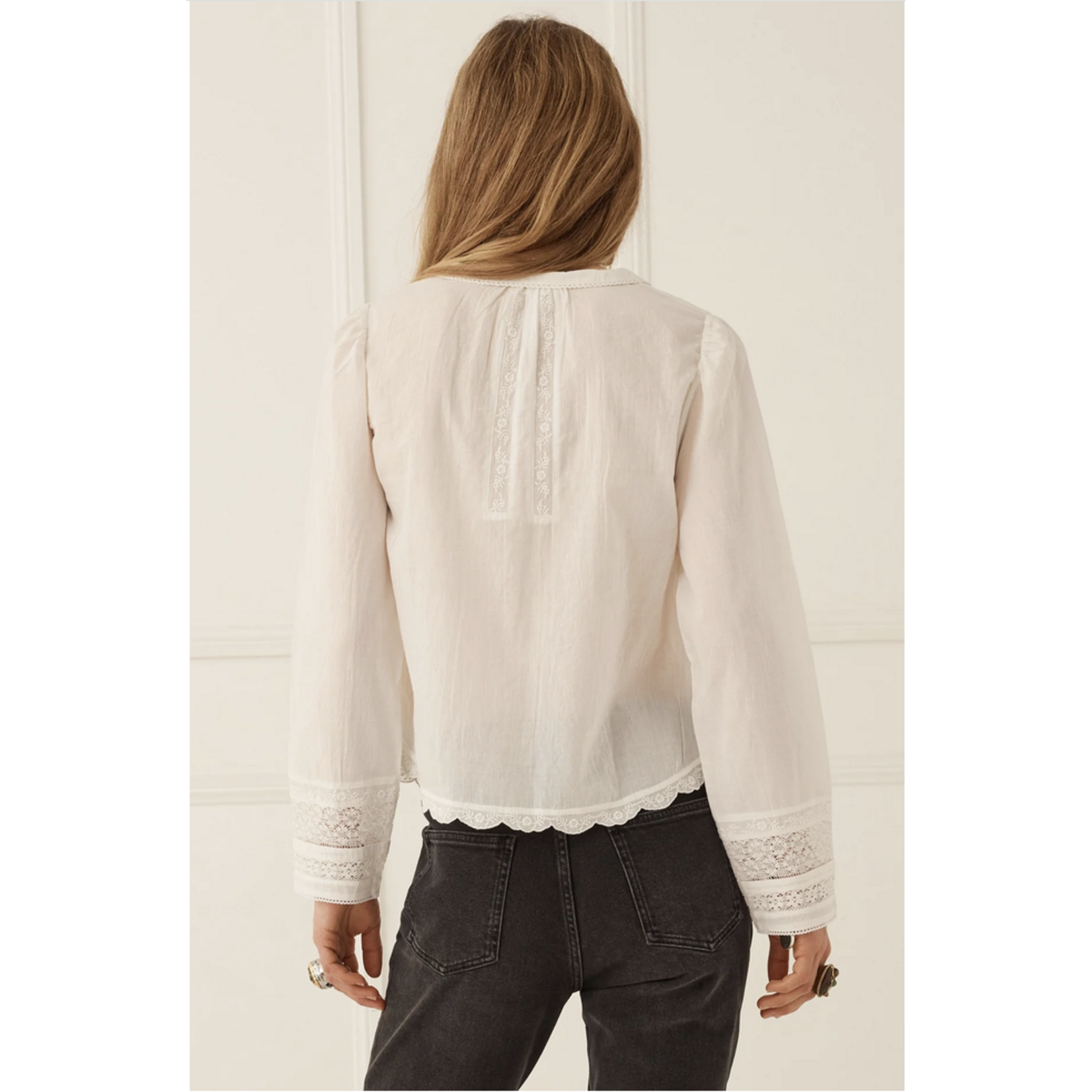 SPELL SPELL PRAIRIE LONG SLEEVE BLOUSE