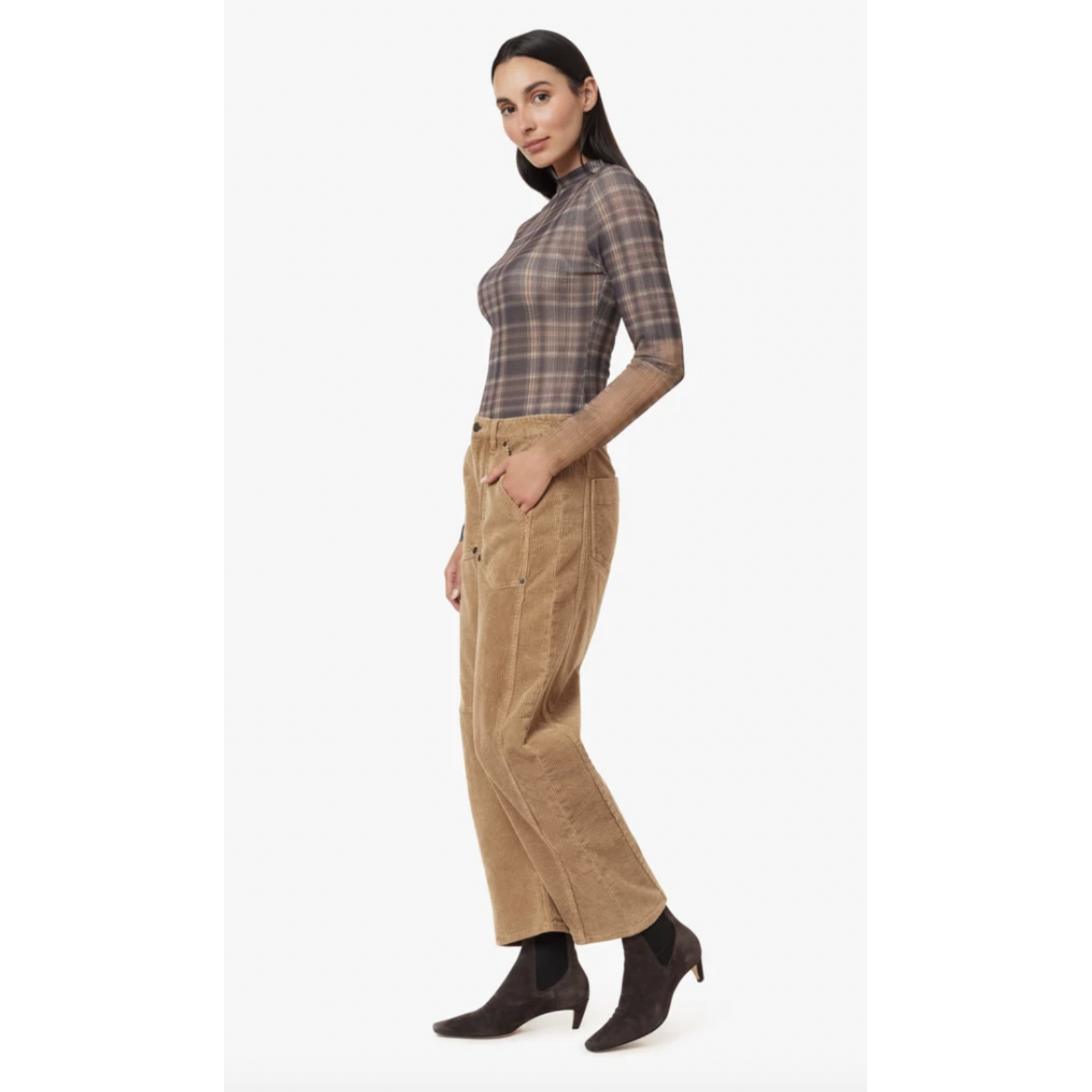 HABITUAL HABITUAL HARPER CORDUROY CROPPED BARREL