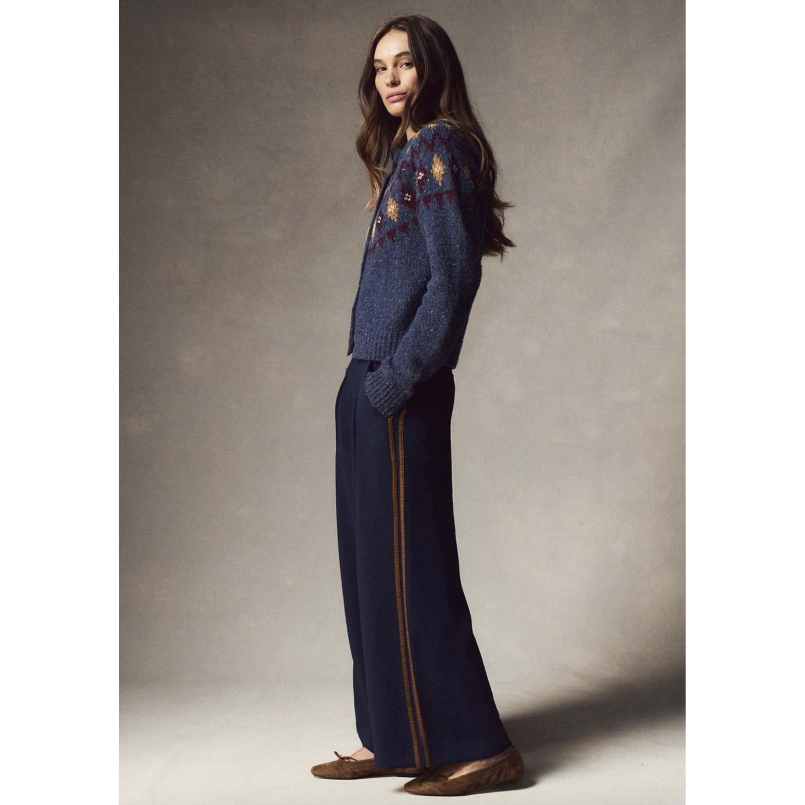 MARINE LAYER MARINE LAYER ALLISON PLEATED TROUSER