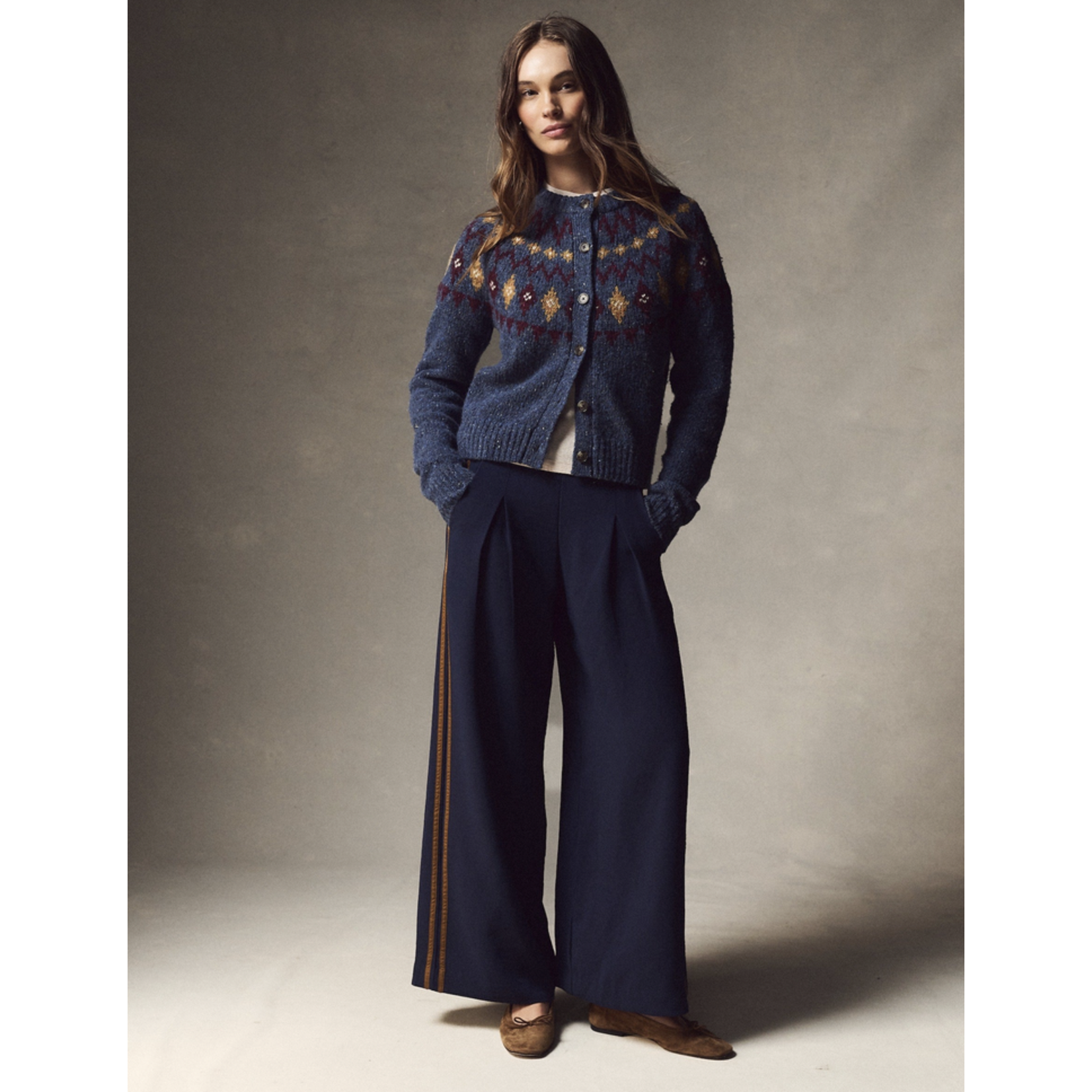 MARINE LAYER MARINE LAYER ALLISON PLEATED TROUSER