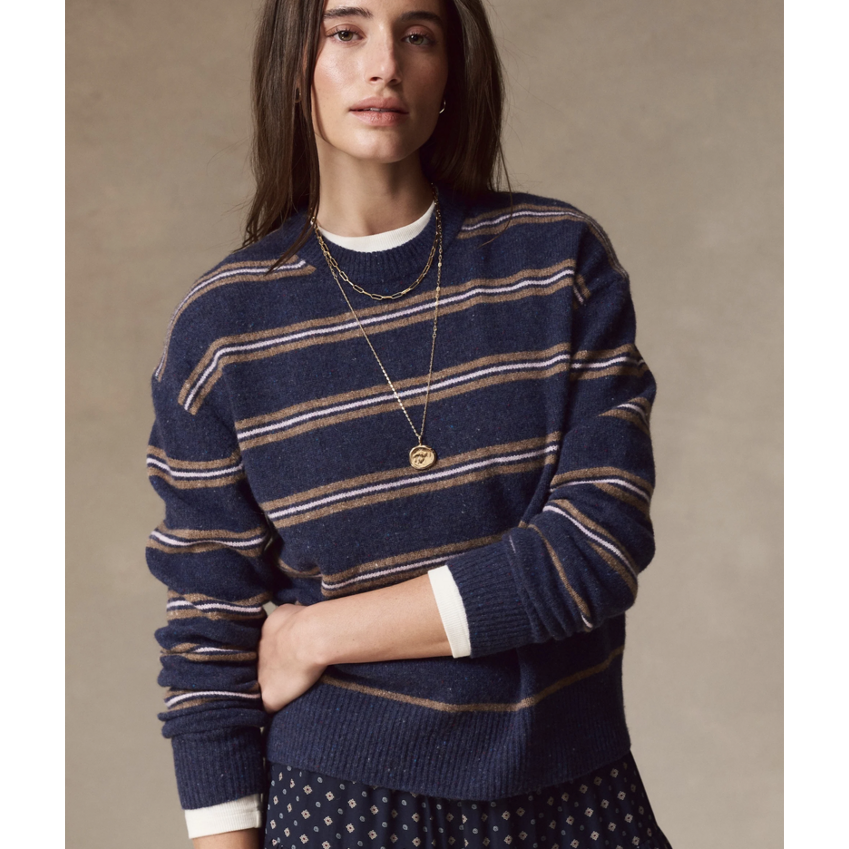 MARINE LAYER MARINE LAYER MERINO CREWNECK SWEATER