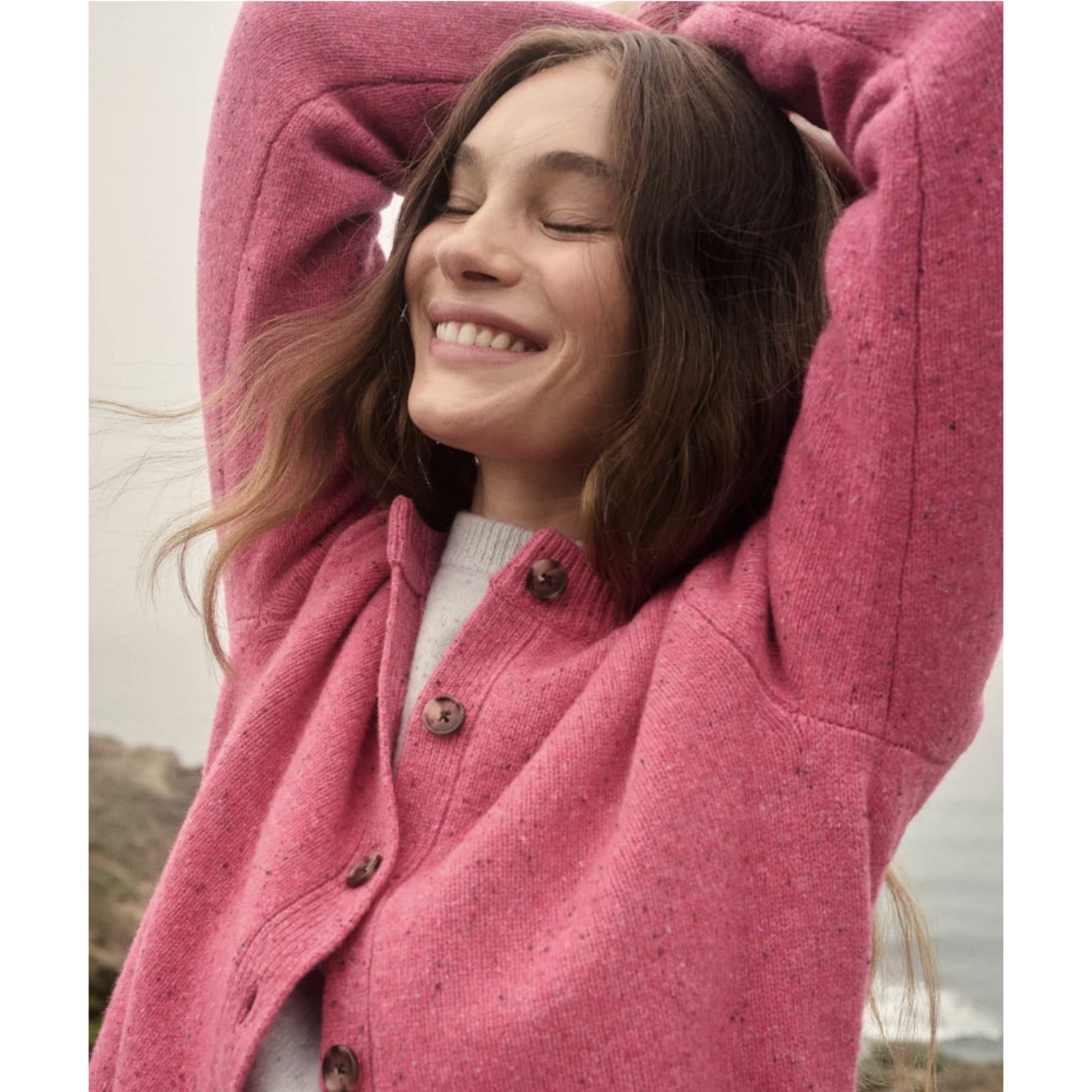 MARINE LAYER MARINE LAYER MERINO CREWNECK CARDIGAN