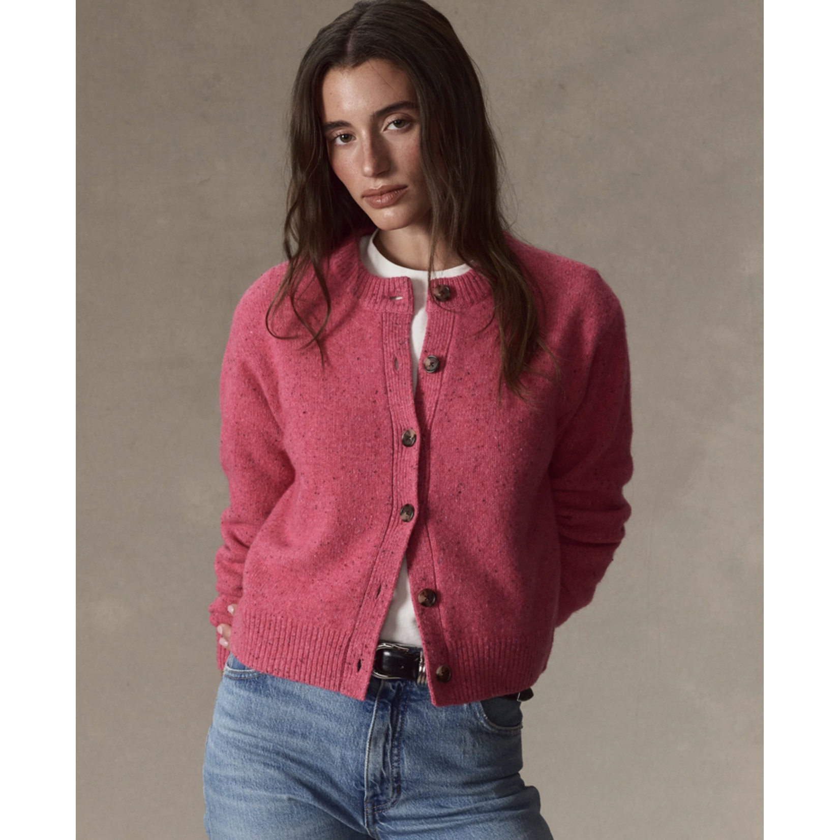 MARINE LAYER MARINE LAYER MERINO CREWNECK CARDIGAN