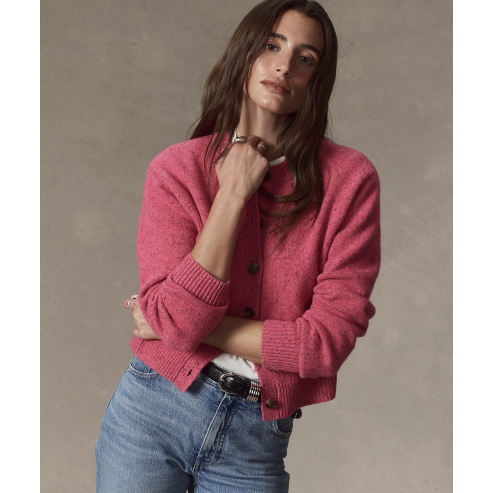 MARINE LAYER MARINE LAYER MERINO CREWNECK CARDIGAN