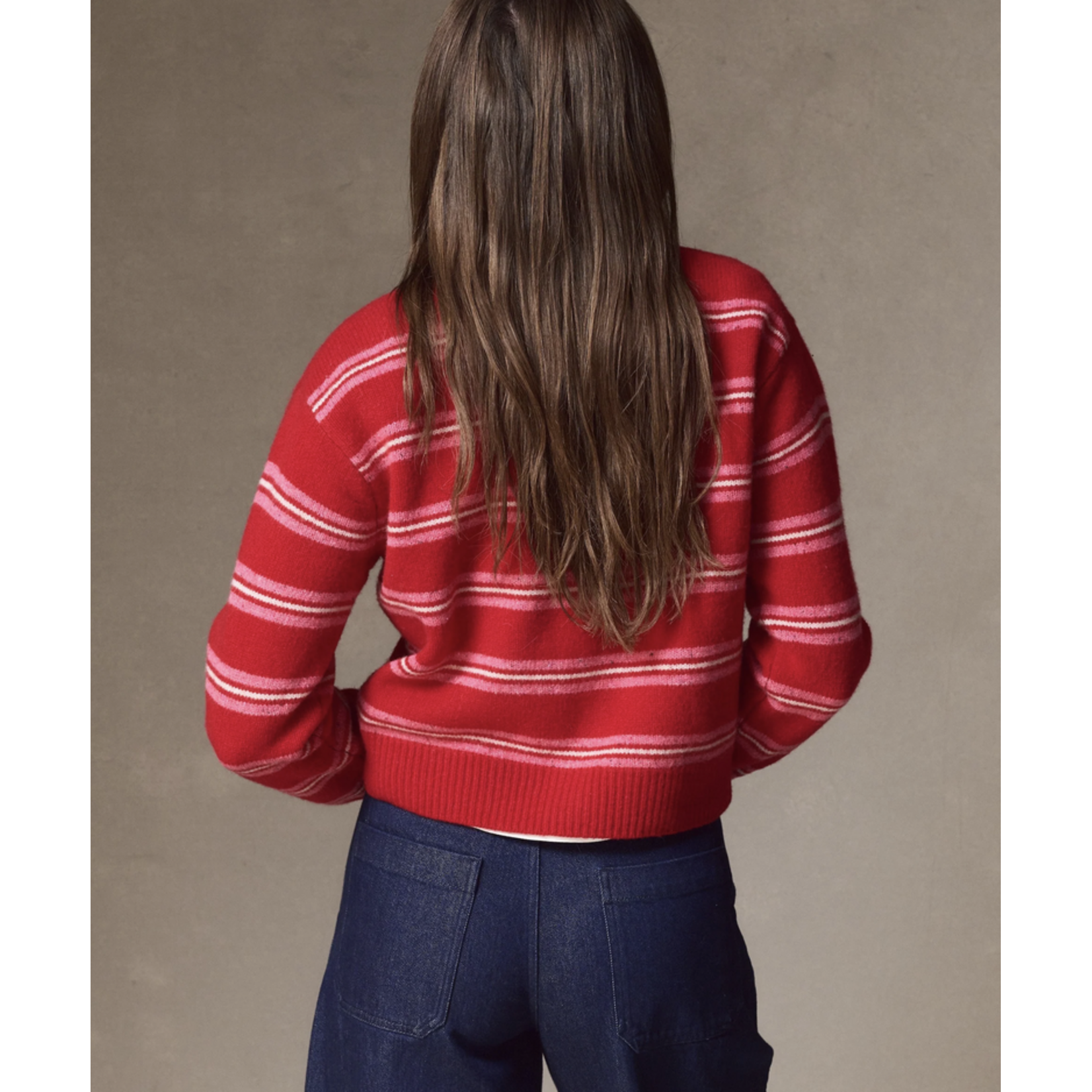 MARINE LAYER MARINE LAYER MERINO CREWNECK CARDIGAN