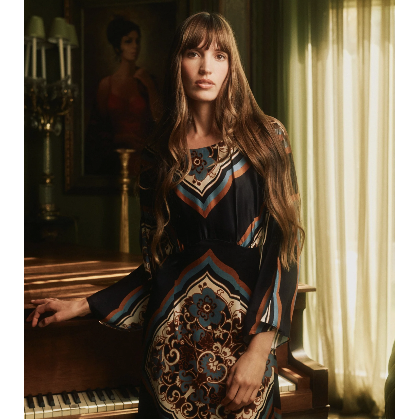 CLEOBELLA CLEOBELLA FAWN ANKLE DRESS
