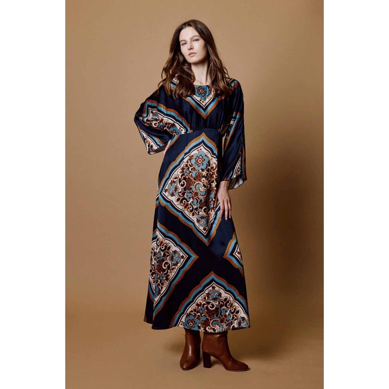CLEOBELLA CLEOBELLA FAWN ANKLE DRESS