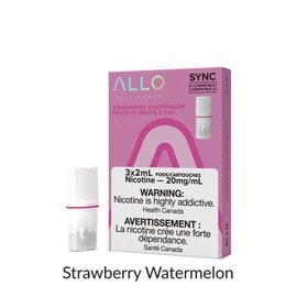 Allo Allo Sync Pods 3/PK - Strawberry Watermelon
