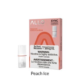 Allo Allo Sync Pods 3/PK - Peach Ice  50MG (5%)