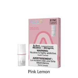 Allo Allo Sync Pods 3/PK - Pink Lemon
