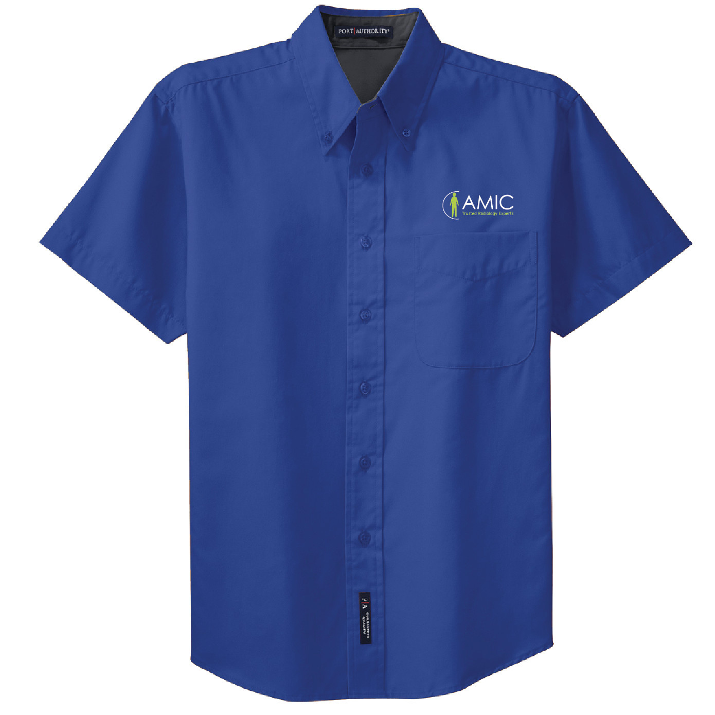 Port Authority Port Authority Short Sleeve Easy Care Shirt (Royal/Classic Navy)