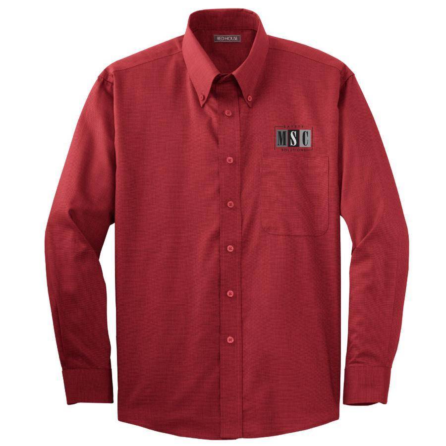 Red House Red House Button Down (Deep Red)