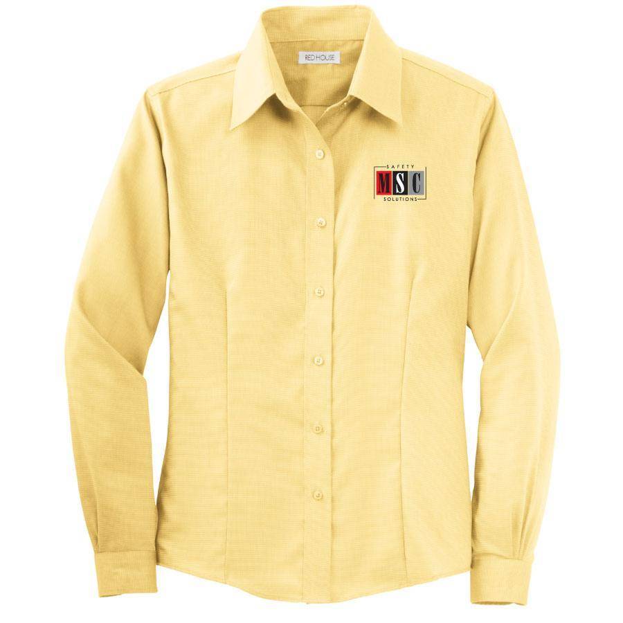 Red House Red House Ladies Button Shirt (Yellow)