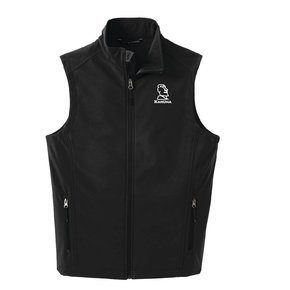 Port Authority Port Authority® Core Soft Shell Vest (Black w/white logo)