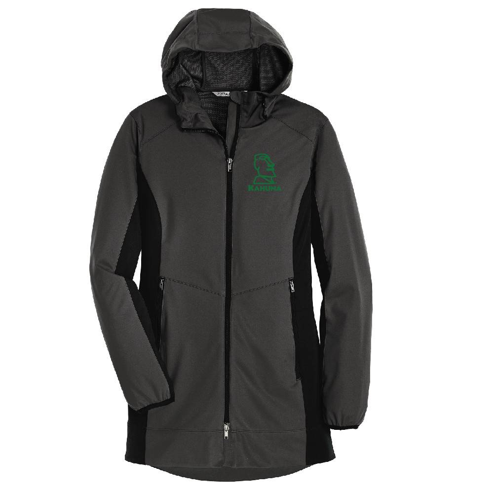 port authority ladies active hooded soft shell jacket