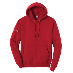 Port Authority Port & Company Tall Core Fleece Pullover Hooded Sweatshirt (Red)