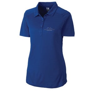 Weatherproof Cutter & Buck Northgate CB DryTec Short Sleeve Womens Polo (Tour Blue)