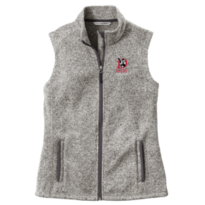Port Authority Port Authority Ladies Sweater Fleece Vest (Grey Heather)