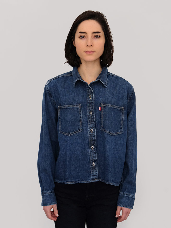 levis denim top