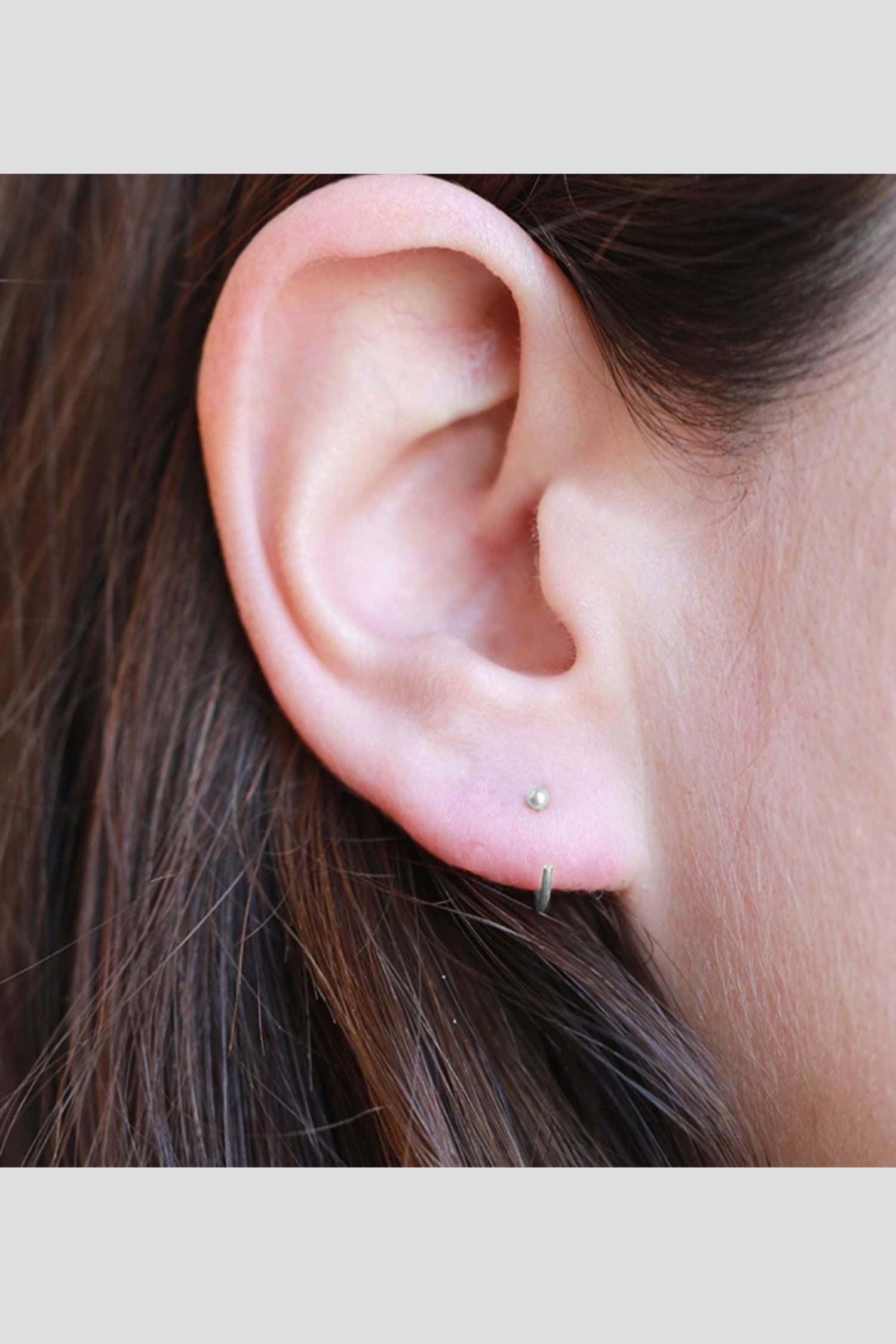 ざく Melissa joy Manning Hoops silver 1.5 Inch Triangle Hoop Earrings – Melissa Joy Manning Jewelry