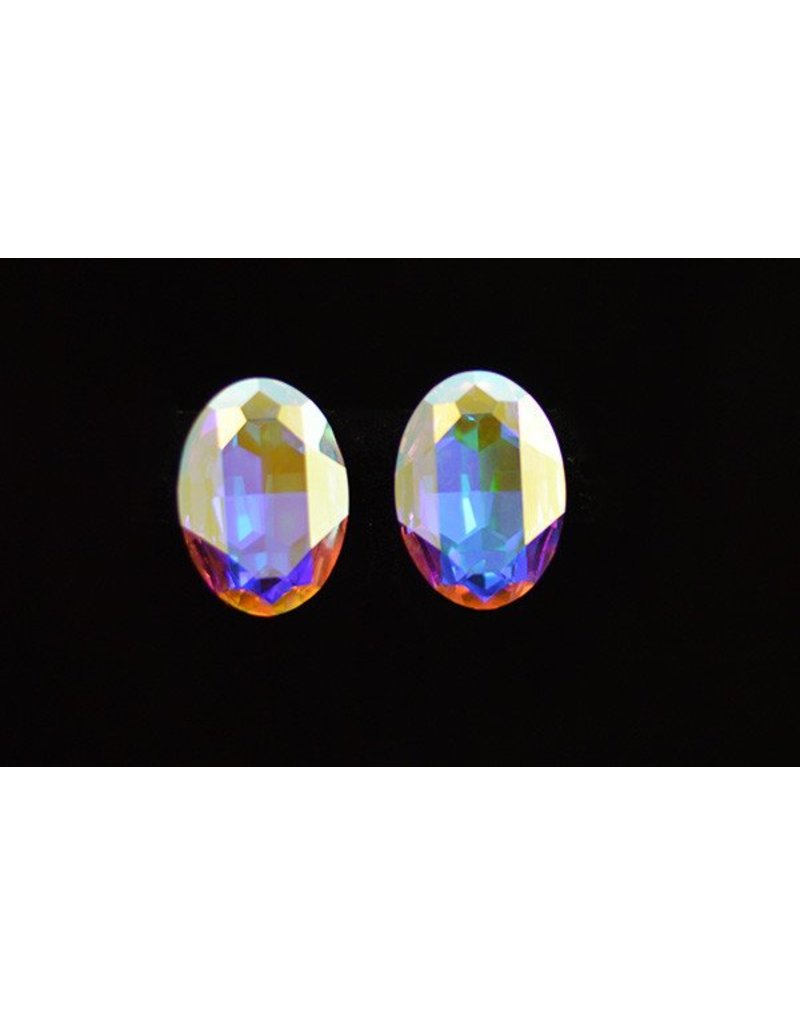 Crystal AB Ovals