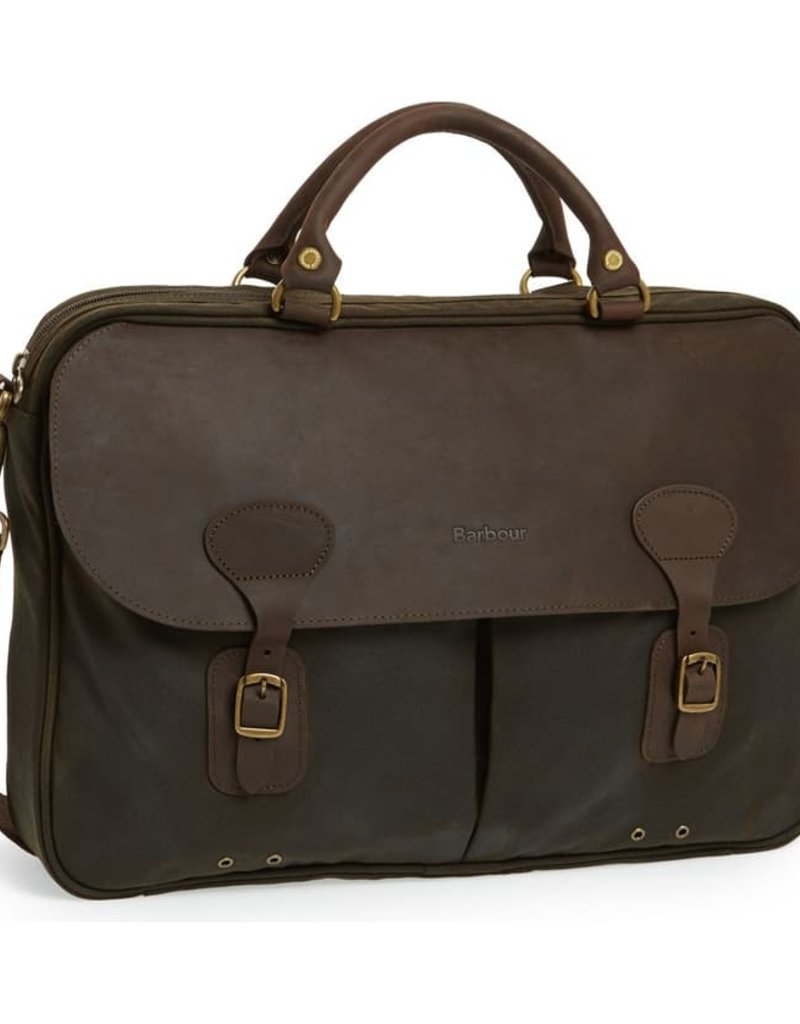 barbour briefcase
