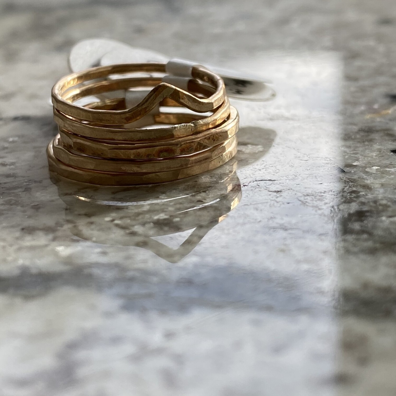 Lonewolf Collective Lonewolf Collective Mountain Stacker Ring 14K Gold Fill