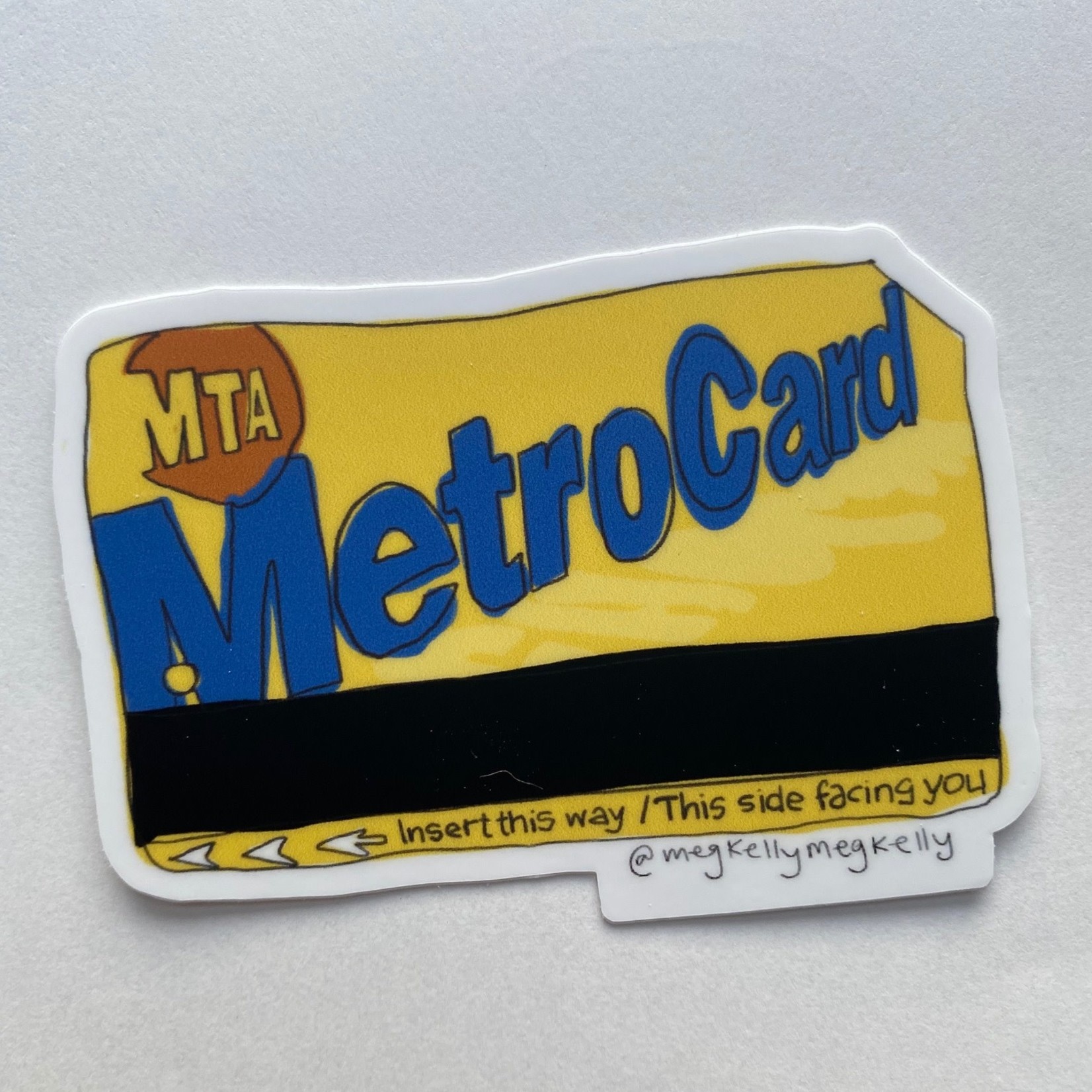 Meg Kelly Meg Kelly Sticker Metrocard