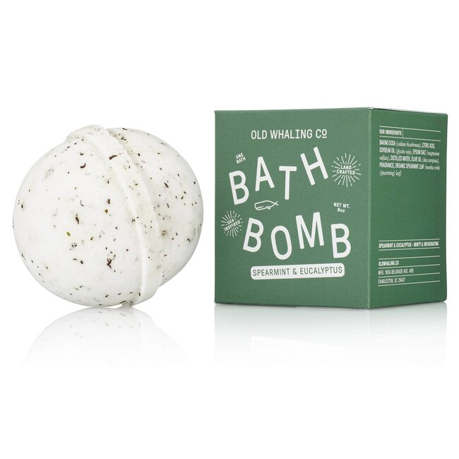 Bath Bomb Spearmint + Eucalyptus