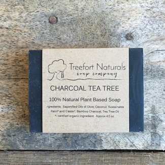 Treefort Naturals Charcoal Tea Tree Soap