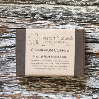 Treefort Naturals Cinnamon + Coffee Soap
