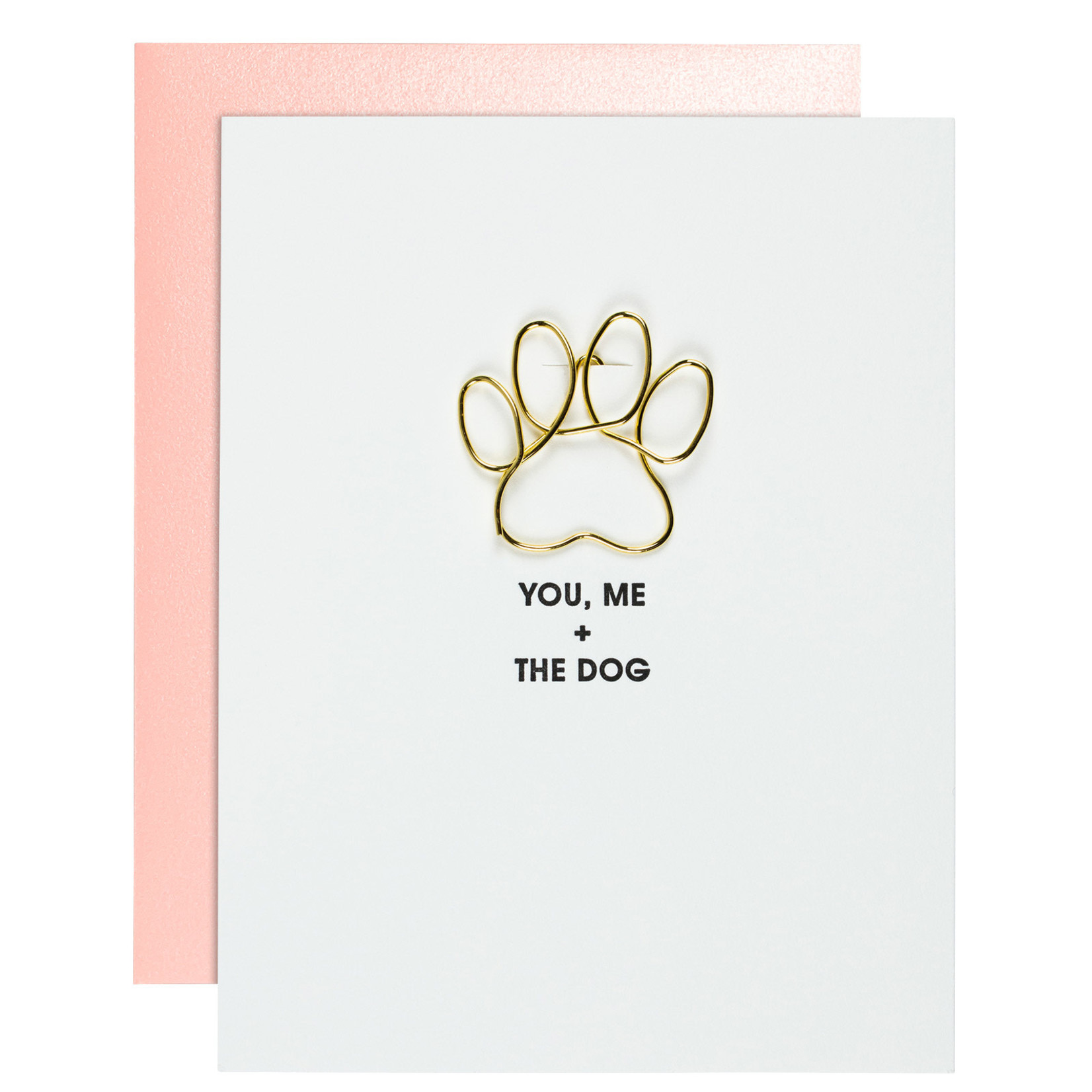Chez Gagne Chez Gagne Paper Clip You Me + The Dog - Anniversary Paw Print