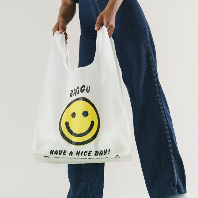 Baggu Reusable Bag Standard Thank You Happy