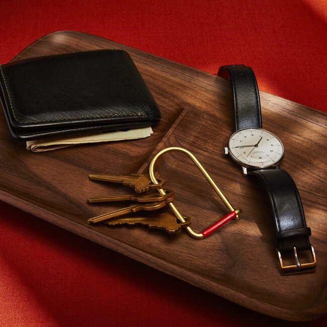 Craighill Keyring Wilson Brass Enameled  Red