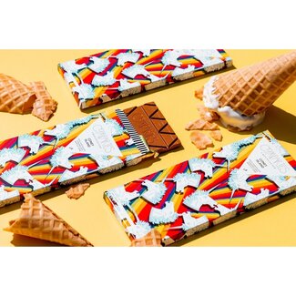 Compartes Chocolate Compartes Coney Island Waffle Cone Chocolate Bar