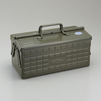 Toyo Toyo Steel Cantilever Toolbox ST-350 Military Green