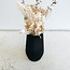 Minimum Design Wave Vase Black 20cm