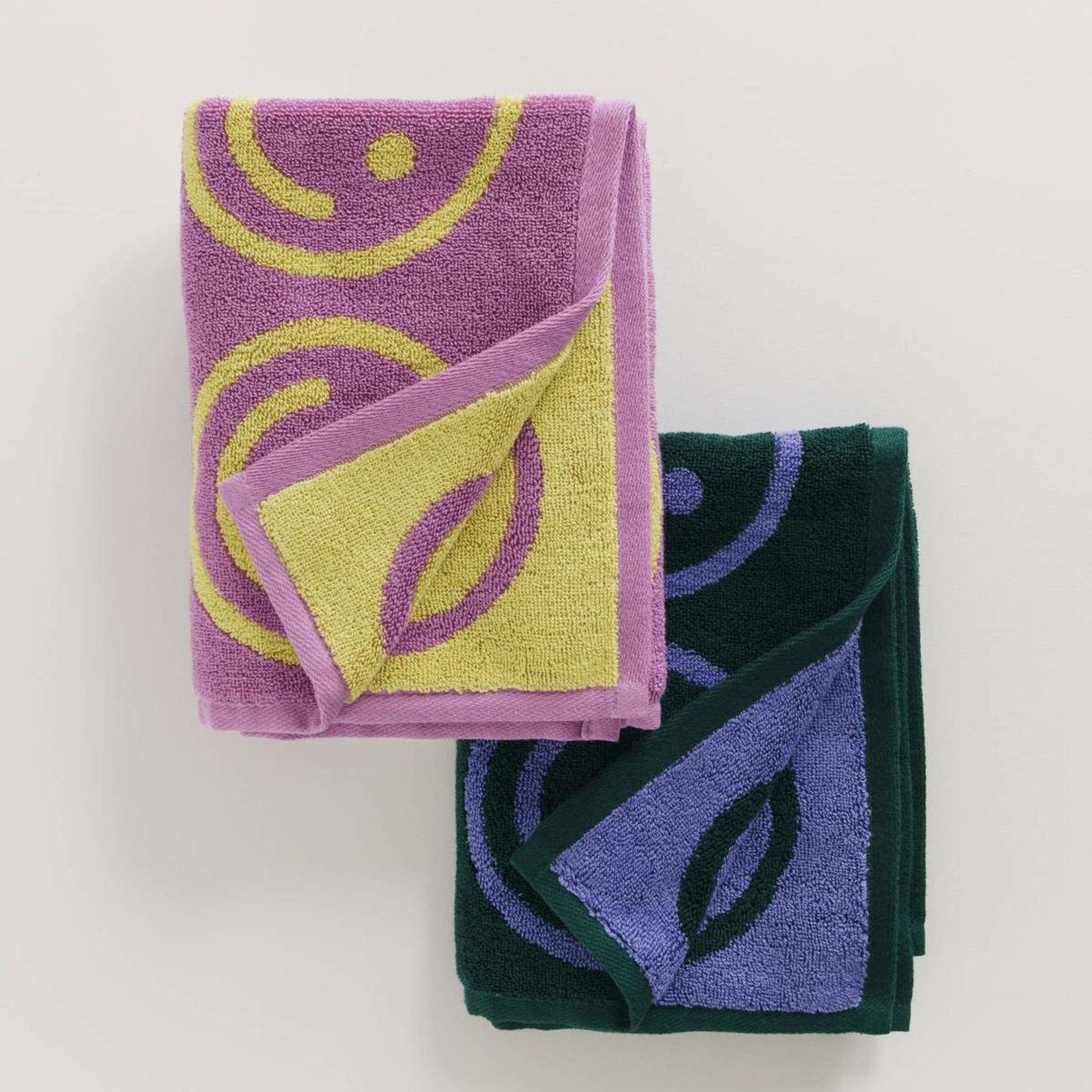 Baggu Baggu Hand Towel Set of 2 Happy Mix