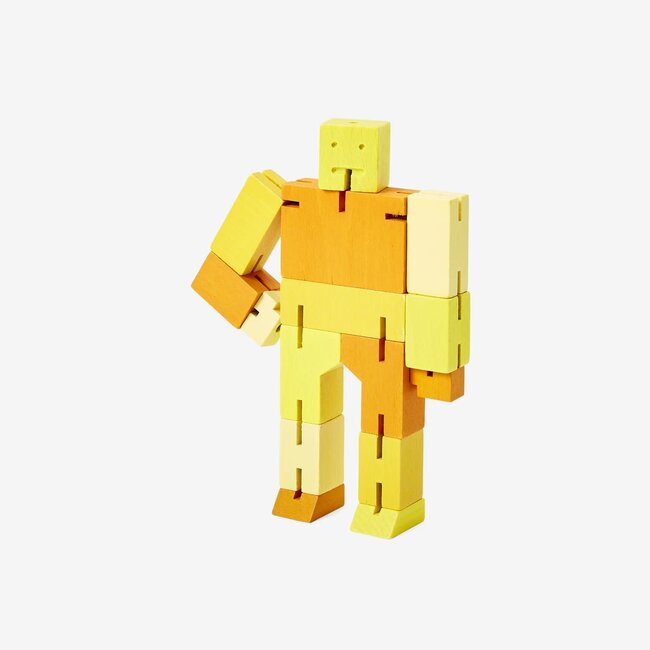 Areaware Cubebot Capsule Collection Micro Yellow Multi