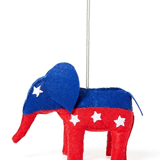 Political Elephant Ornament
